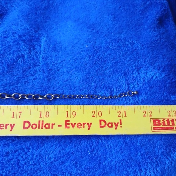 Cluster Carved Bronze Metal Beaded Charm Chunky Statement Necklace - Picture 6 of 6